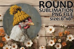 Artistic Round Design Car Coaster , Christmas Product Image 1