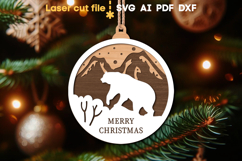 Christmas Ornaments Bundle SVG laser cut file for Glowforge Product Image 5