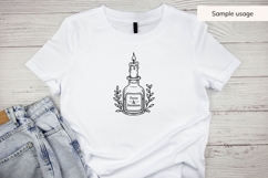 Hand Drawn Focus And Intention Candle SVG for Halloween Product Image 5