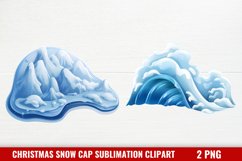 Christmas Snow Cap Sublimation Clipart Product Image 1