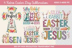 Retro Easter Day Sublimation Bundle PNG Product Image 5