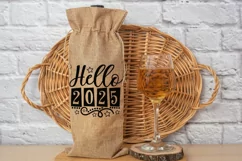Hello 2025 Svg, New Years Svg, New Years Eve Svg, 2025 Svg. Product Image 6