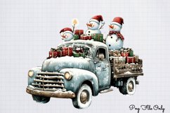 White Rustic Christmas Clipart PNG Product Image 1