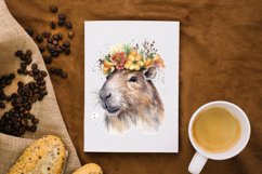 Capybara Watercolor Sublimation Bundle Png Product Image 5