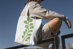 Leaf Stem Embroidery Design Nature-Inspired Pattern Product Image 5