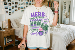 Herbs Farmers Market PNG, Preppy Garden Herb Lover Summer Product Image 5