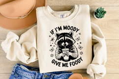 If I&#039;m Moody Give me foody SVG | Quotes | Raccoon Product Image 2
