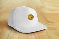 Lion Keychain Embroidery Design Product Image 6
