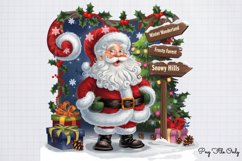 Christmas Festive gnome clipart PNG Product Image 1