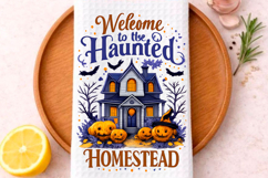 Halloween Kitchen Towel PNG, Funny Halloween PNG Product Image 1