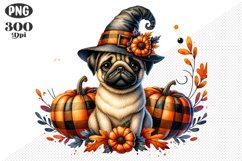 Halloween Dog Sublimation - Clipart PNG Design Product Image 1