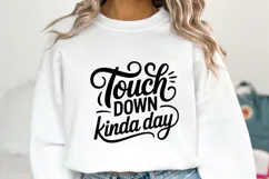 Touch down kinda day Svg | Game Day Svg | Shirt Svg Product Image 5