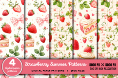 Strawberry Summer Patterns JPG Product Image 1