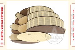 Box Organizer v33 - laser cut file - Glowforge ready SVG Product Image 5