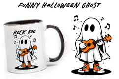Funny ghost clipart, Halloween Sublimation PNG. Product Image 1
