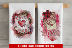 Love you more - Kitchen Towel Sublimation, Kitchen Towe Product Image 1