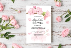 Watercolor Cherry Blossom Clipart Product Image 3