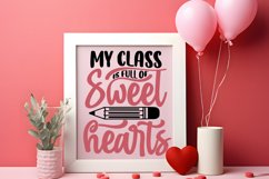 My class is full of sweet hearts SVG Product Image 4