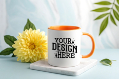 Coffee Mug Mockups, Spring Mug Mockup, Styled Stock Mockup Product Image 1