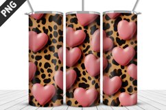 Lovely Hearts Tumbler Design | Valentine&#039;s Day Tumbler Wrap Product Image 1