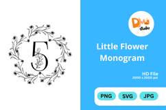 Little Flower Monogram Product Image 1