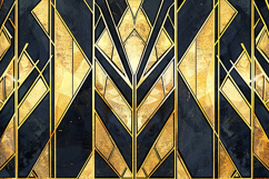 Luxury Art Deco Gold Geometric Background with Dark Texture Product Image 1