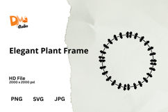 Elegant Plant Frame Product Image 1