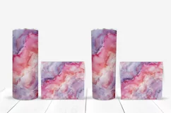 Pink Marble Tumbler Template, Purple Tumbler Designs Product Image 5
