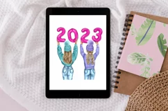 Best friends clipart for Christmas 2023 Product Image 6