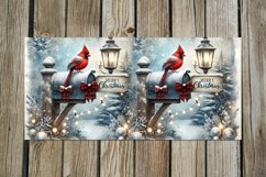 Christmas Cardinal | 4 Xmas Sublimation Mug designs Product Image 5
