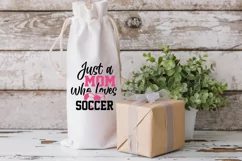 Just a mom who loves baseball svg, Soccer svg Product Image 4