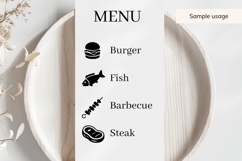 Barbecue SVG Bundle | 38 BBQ &amp; Grill Icons PNG DXF Product Image 5