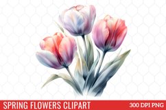 Spring Flowers Clipart Bundle Product Image 6