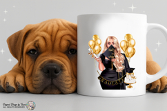 Blonde Graduation Girl PNG That’s a Wrap Glam Design Product Image 8
