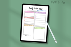 Aesthetic Daily To-Do List Planner Template | Minimalist Product Image 3