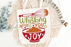 Whisking You Joy Svg, Christmas Baking Svg, Holiday Svg. Product Image 4
