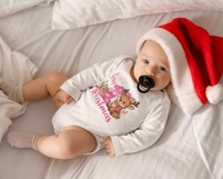 First Christmas Reindeer Bundle PNG Matching Baby Boy Girl Product Image 3