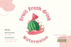 Watermelon Splash - SVG Font Product Image 5