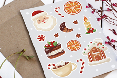 New Year Stickers PNG. Cozy chocolate and cookies Product Image 5