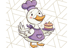 Goose Occupation Clipart PNG, Cute Job-Themed Graphics Product Image 5