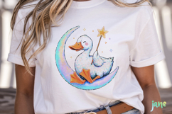 Pastel Halloween Goose Clipart Sublimation Product Image 2