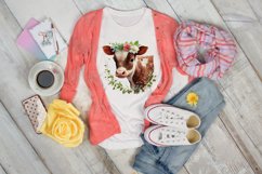 8 Cow Watercolor Sublimation Bundle Png Transparent Product Image 4