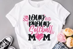 Softball mom svg, softball shirt svg, softball svg Product Image 4