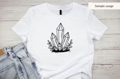 Hand Drawn Crystals SVG - Halloween Decor Product Image 5
