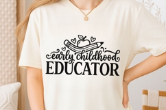 Early Childhood Educator Svg, preschool teacher Svg. Product Image 6