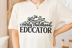 Early Childhood Educator Svg, preschool teacher Svg. Product Image 6