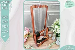 Necklace and bracelet Jewelry Display stand Glowforge laser Product Image 3