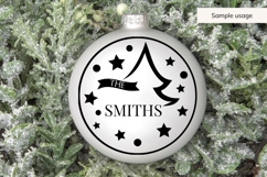 Christmas Family Name SVG - Christmas Tree Product Image 5