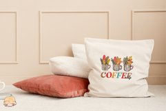 Retro Coffee Quotes Sublimation PNG 07 Product Image 5