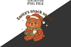 Bear snack squad png design for T-shirts Product Image 2